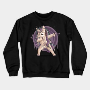 Dabbing Mummy Uniconr Crewneck Sweatshirt